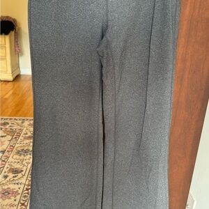 Athleta Charcoal Wide-Leg Yoga Pants